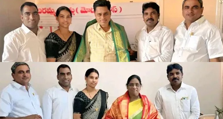 జిల్లా కలెక్టర్‌ను మర్యాదపూర్వకంగా కలిసిన కొణిజర్ల సర్పంచ్.. అధికారులకు ఘన సత్కారం

