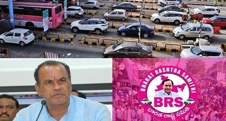 సంక్రాంతి టోల్ రాజకీయాలు.. మంత్రి కోమటిరెడ్డి లేఖపై బిఆర్ఎస్ ఎదురుదాడి

