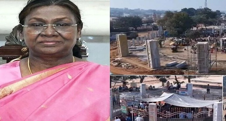 మేడారం జాతరకు రాష్ట్రపతి ద్రౌపదీ ముర్ముకు ఆహ్వానం.. చురుగ్గా సాగుతున్న ఏర్పాట్లు

