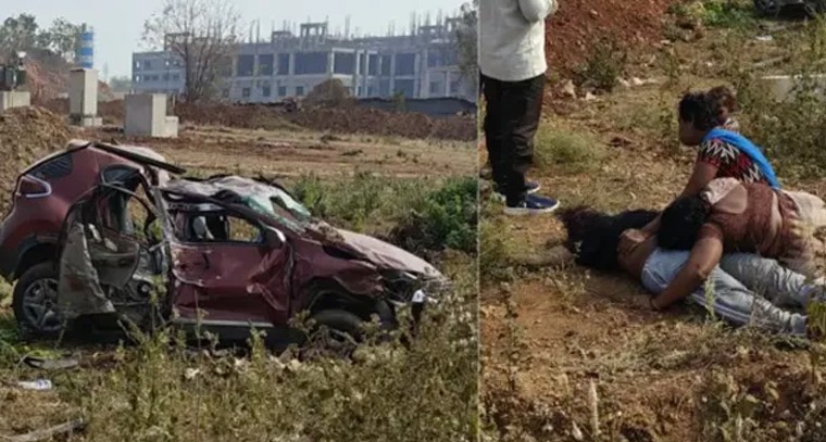 ఖమ్మం శివారులో ఘోర ప్రమాదం.. విద్యుత్ స్తంభాన్ని ఢీకొట్టిన కారు.. యువకుడి దుర్మరణం

