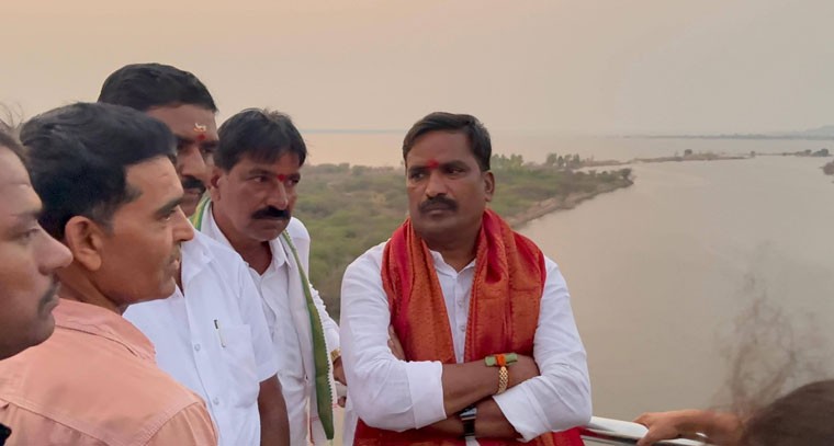  మల్లన్న సాగర్ రిజర్వాయర్ నుండి నీటిని విడుదల 