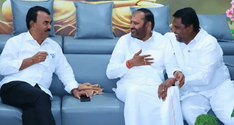 అభివృద్ధి పనులపై మంత్రులతో ఎమ్మెల్యే చర్చ..