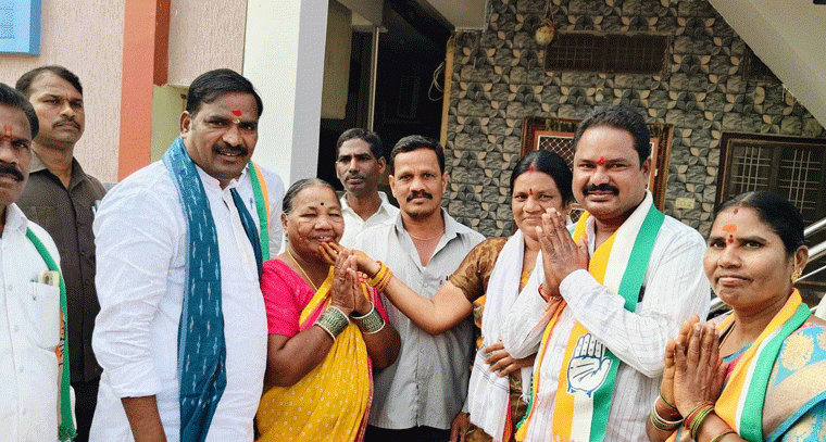  ఆలేరు పట్టణంలో మున్సిపల్ ఎన్నికల ప్రచారం