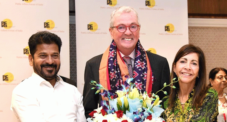 న్యూజెర్సీ గవర్నర్‌తో సీఎం రేవంత్ రెడ్డి భేటీ