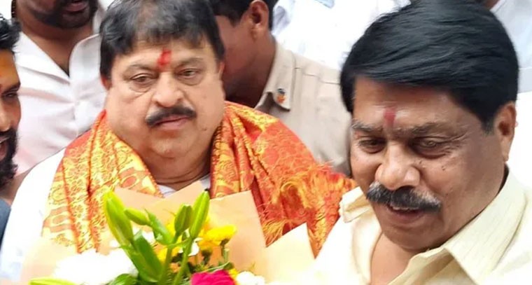రాష్ట్ర అధ్యక్షుడిని సన్మానించిన అరిగెల