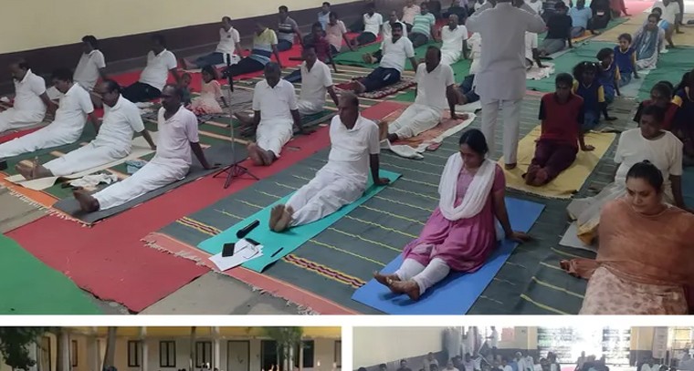 ఎల్లారెడ్డిలో 11వ అంతర్జాతీయ యోగా దినోత్సవం ఘనంగా జరిగింది


