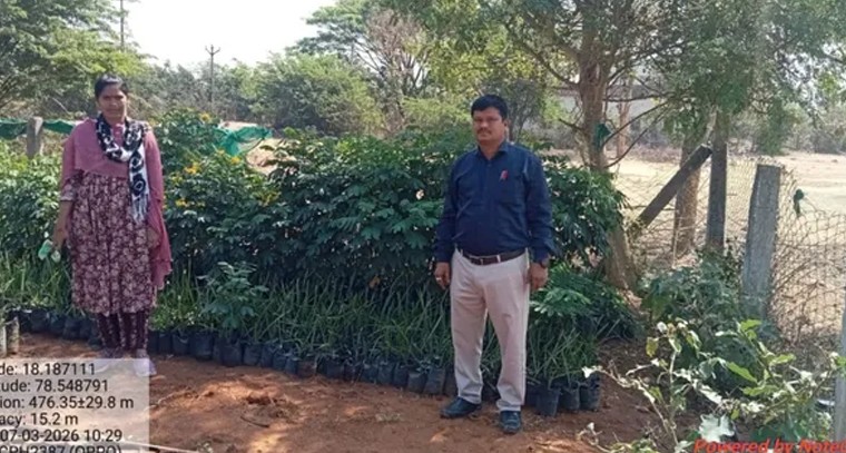 రైతులకు అండగా నర్సరీల నిర్వహణ.. బిబిపేట్ ఎంపీడీవో పూర్వ చంద్ర కుమార్

