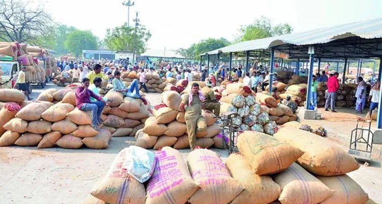 ఖమ్మం వ్యవసాయ మార్కెట్లో నేటి ధరలు