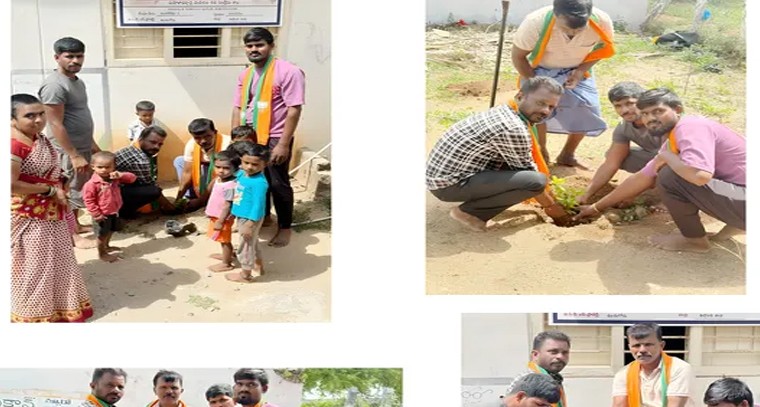 పచ్చదనం కోసం పిలుపు.. మునుగోడులో మొక్కల పండుగ

