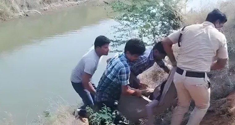 కల్వకుర్తిలో కేఎల్ఐ కాలువలో మహిళ అనుమానాస్పద మృతి

