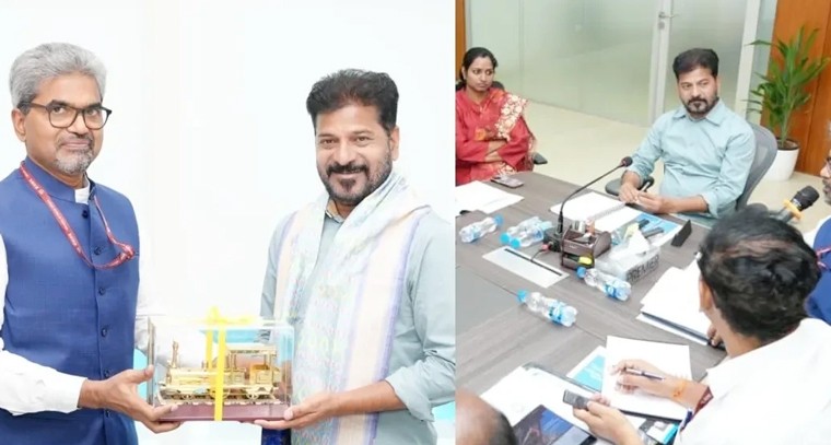 తెలంగాణ రైల్వే అభివృద్ధికి సీఎం రేవంత్ రెడ్డి కీలక సమీక్ష.. కొత్త లైన్లు, పరిశ్రమలకు ప్రాధాన్యం


