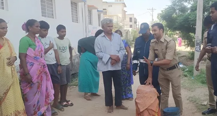 నందిపేట్‌లో సిలిండర్ లీకేజీ వల్ల మంటలు


