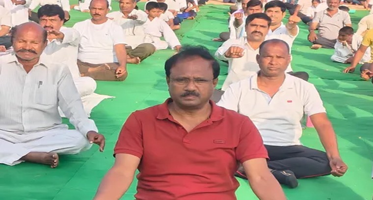 జడ్చర్లలో ఘనంగా అంతర్జాతీయ యోగా దినోత్సవ వేడుకలు

