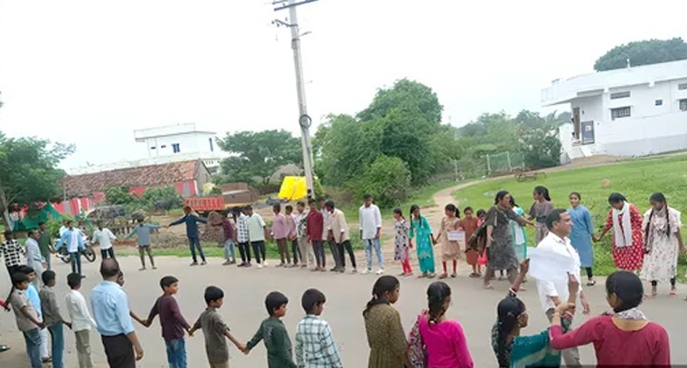 పైడిమడుగులో యాంటీ డ్రగ్స్ అవగాహన ర్యాలీ.. ఆరోగ్యం కోసం ఓ అడుగు ముందుకు

