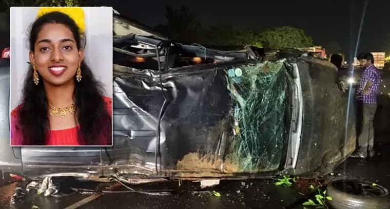 ఓఆర్‌ఆర్‌లో ఘోర ప్రమాదం.. ఇన్ఫోసిస్‌ ఉద్యోగిని సౌమ్యా రెడ్డి మృతి

