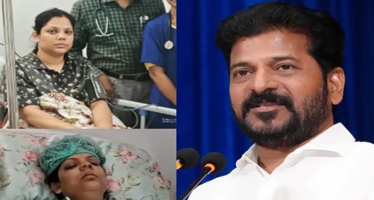 కామారెడ్డి కలెక్టర్ పమేలా సత్పతి స్థానిక ప్రభుత్వ ఆసుపత్రిలో సర్జరీ చేయించుకోవడం

