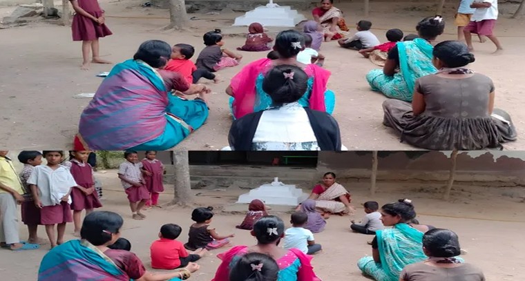 శరీర సౌఖ్యం కోసం యోగ సాధన.. వాజిద్ నగర్ అంగన్వాడీలో అంతర్జాతీయ యోగా దినోత్సవం

