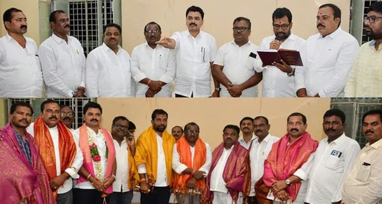 నల్గొండ జిల్లా పీఆర్టీయూ ఉపాధ్యాయ సంఘం.. కాలం నారాయణ్ రెడ్డి ప్రమాణ స్వీకారం

