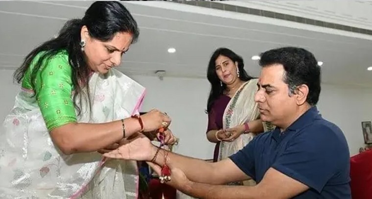 కేటీఆర్ ఢిల్లీ పర్యటన.. కవితతో రాఖీ సయోధ్యకు సంకేతమా?

