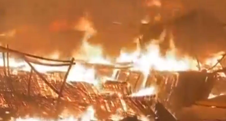 బాచుపల్లిలో ఘోర అగ్నిప్రమాదం