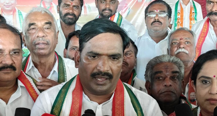కాంగ్రెస్ పార్టీతోనే అభివృద్ధి సాధ్యం :  ఎమ్మెల్యే బీర్ల అయిలయ్య 