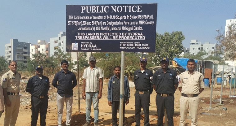 జొన్న‌బండ‌లో పార్కును కాపాడిన హైడ్రా