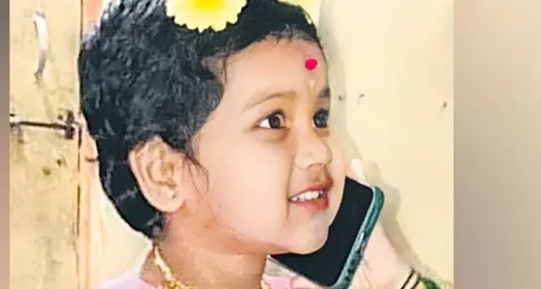 గుండెపోటుతో ఆరేళ్ల చిన్నారి మృతి