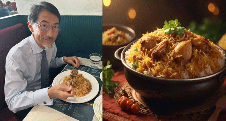 హైదరాబాద్‌ బిర్యానీకి ఫిదా అయిన జపాన్ రాయబారి!