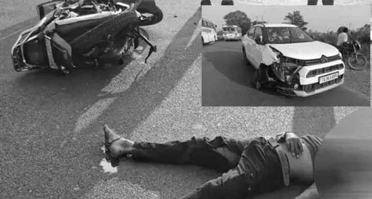 కారు ఢీకొని యువకుడు మృతి