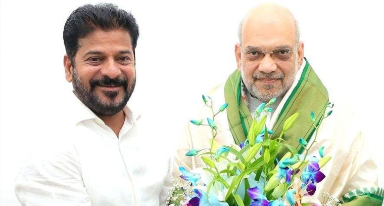 కేంద్ర హోం శాఖ మంత్రి అమిత్ షా తో సీఎం రేవంత్  భేటీ !