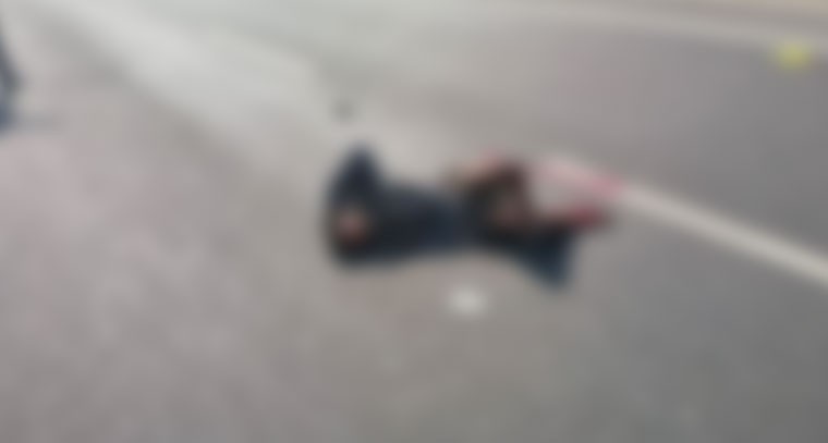 జాతీయ రహదారిపై టిప్పర్ ఢీకొని వ్యక్తి మృతి