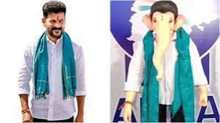 సీఎం రేవంత్ రెడ్డి రూపంలో వినాయకుడు హైదరాబాద్‌లో ప్రత్యేక ఆకర్షణ