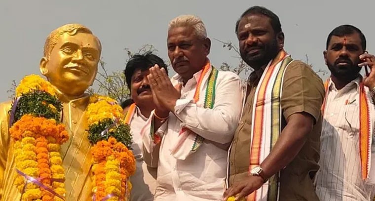 దుద్దిళ్ల శ్రీపాద రావు 89వ జయంతి: కాంగ్రెస్ ఘన నివాళులు