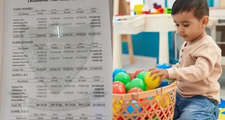 హైదరాబాద్‌లో నర్సరీకి రూ.2,51000 ఫీజు