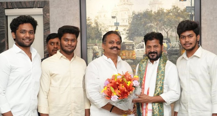 సీఎం రేవంత్ రెడ్డిని కలిసిన గాలి అనిల్ కుమార్