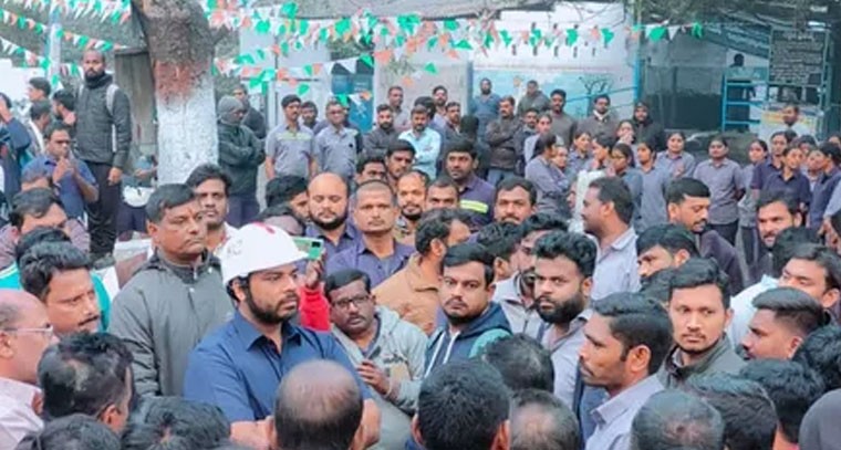 గని కార్మికుల సమస్యలు పరిష్కరిస్తా: ఎంపీ