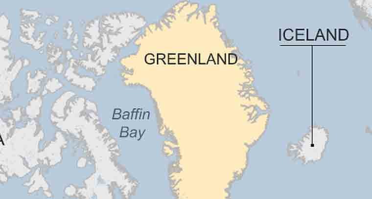 గ్రీన్‌లాండ్‌ దిశగా అడుగులు వేస్తున్న అమెరికా సైనిక విమానాలు 