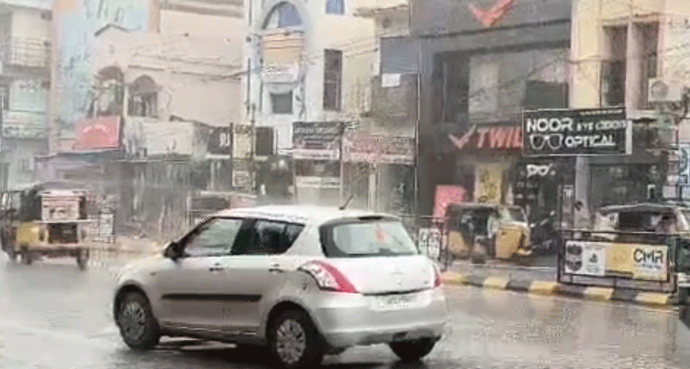 హనుమకొండలో జోరు వాన