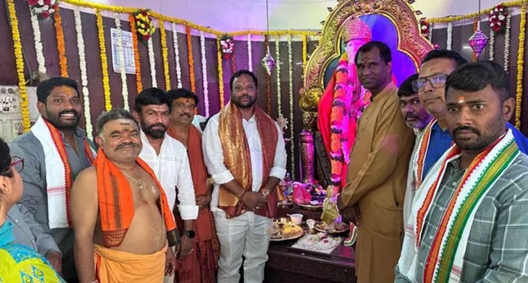 జనప్రియ సాయిబాబా ఆలయ వార్షికోత్సవం: బీజేపీ నేత మహేష్ యాదవ్ హాజరు