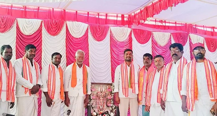 వెంకటేశ్వరా స్వామి దేవాలయం ప్రారంభోత్సవం