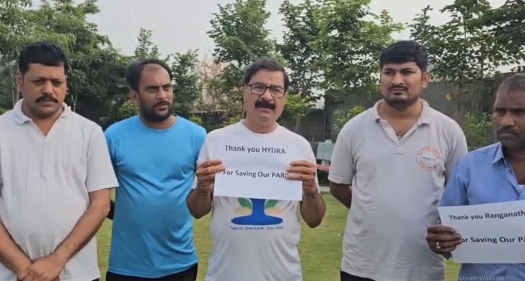 జీడిమెట్లలో పార్కును కాపాడిన హైడ్రా