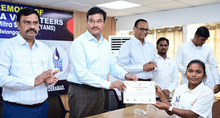  శిక్ష‌ణ పూర్తి చేసుకున్న యువ‌ ఆప‌ద మిత్రులు