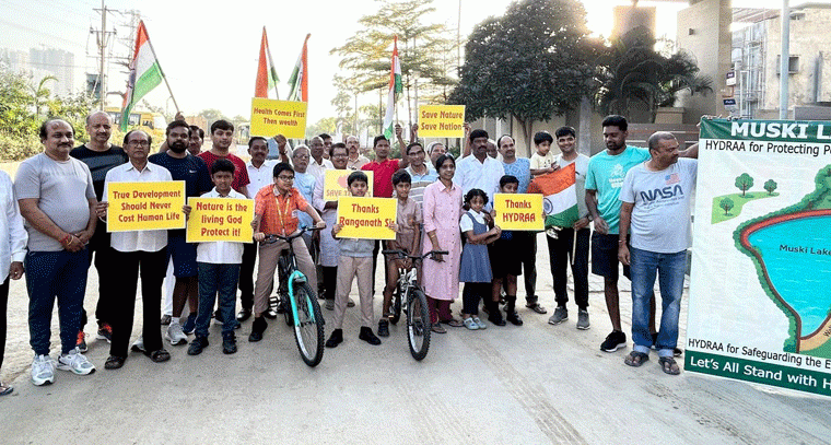 హైడ్రాకు బాస‌ట‌గా ర్యాలీలు నిర్వ‌హించిన ప్ర‌జ‌లు