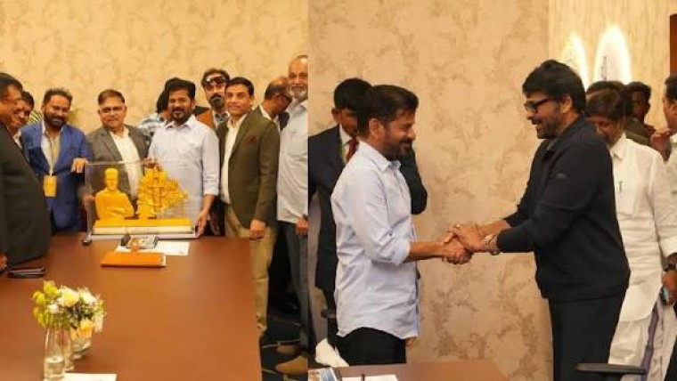 గ్లోబల్ సమ్మిట్‌లో భాగంగా సినీ ప్రముఖులతో ముఖ్యమంత్రి సమావేశం