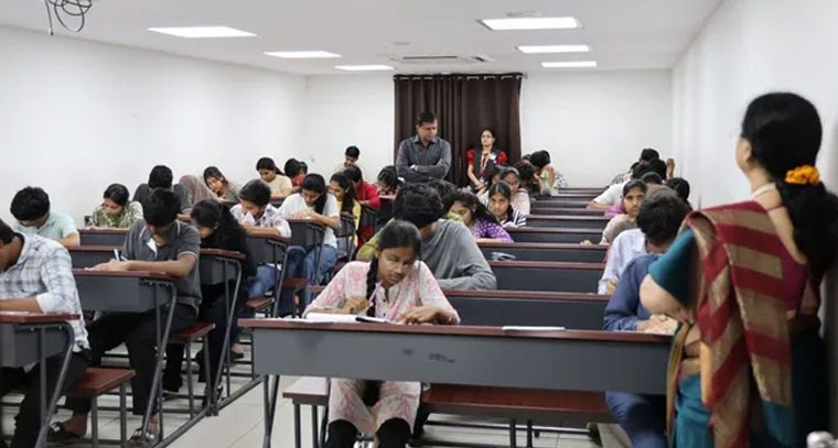 ఇంటర్ 1వ సంవత్సరం మొదటి రోజు పరీక్ష ప్రశాంతం: 96. 90% హాజరు