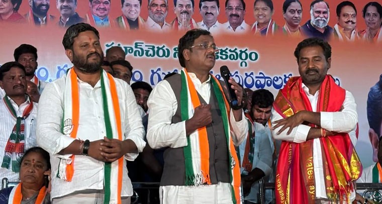 జిన్నారంలో కాంగ్రెస్ కీలక కార్యకర్తల సమావేశం