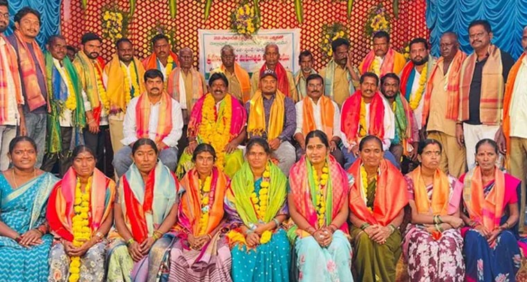 మల్లాపూర్ మేజర్ గ్రామపంచాయతీలో ఏడేళ్ల తర్వాత పాలకవర్గం కొలువుదీరింది