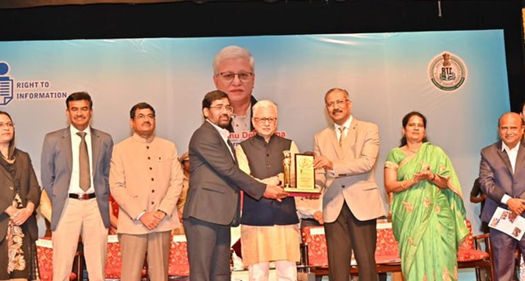 జలమండలికి ఉత్తమ హెడ్ ఆఫ్ డిపార్ట్‌మెంట్ అవార్డు