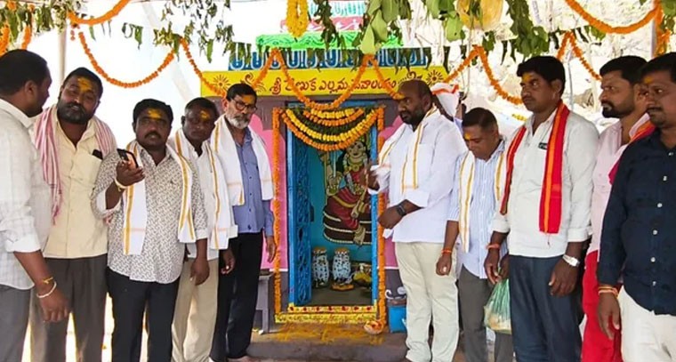 బోనాల పెద్దూర్ మల్లన్న ఆలయంలో పట్నాల కార్యక్రమం ఘనంగా నిర్వహణ