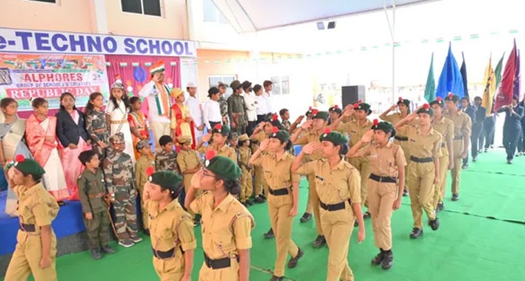 అల్ఫోర్స్ విద్యా సంస్థల్లో ఘనంగా గణతంత్ర దినోత్సవ వేడుకలు